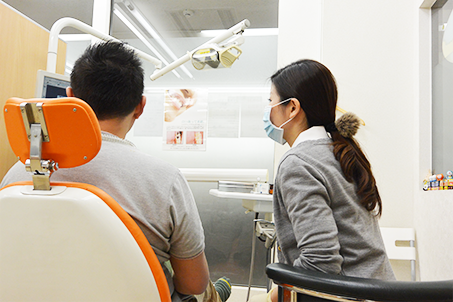 診察中の様子写真